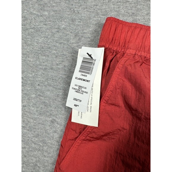 TNA‎ Aritzia Women’s Claremont Lightweight Running Shorts Red Nylon Size 2XS - Picture 2 of 7
